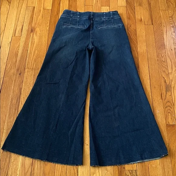 Pilcro NWT A-Line Trapeze High-Rise Wide-Leg Jeans Size 28 Anthropolgie - Picture 7 of 16